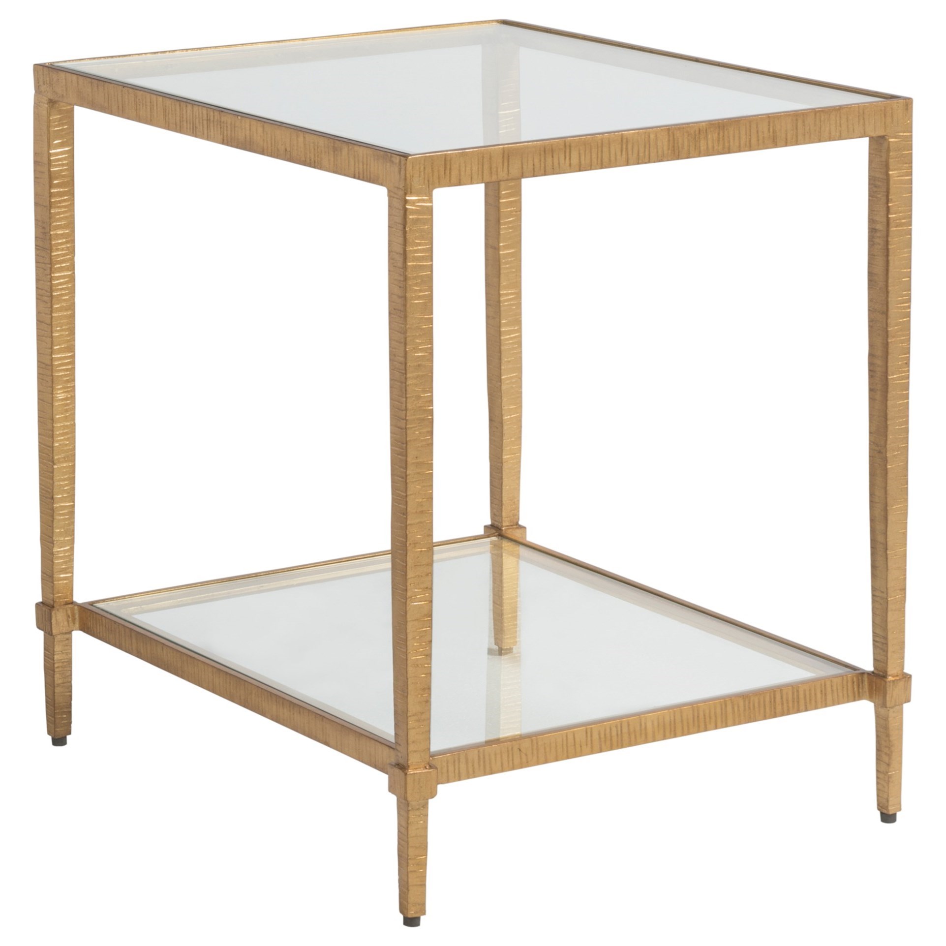 Artistica Metal Designs 223395348 Claret Rectangular Metal End Table